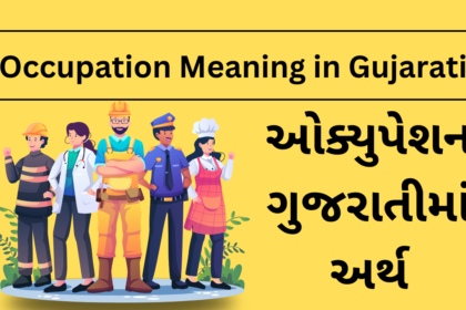 Occupation Meaning in Gujarati