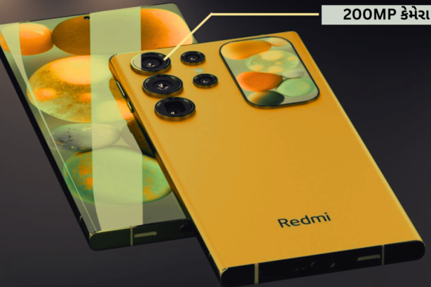 Redmi Latest Smartphone orange color