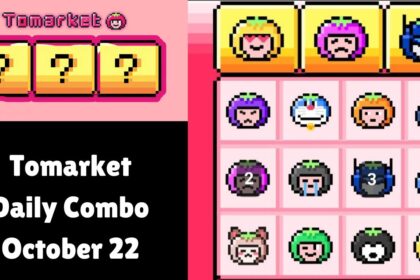 Tomarket Daily Combo October 22