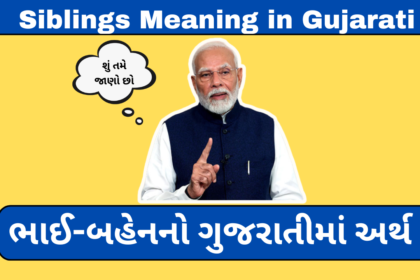 Siblings Meaning in Gujarati